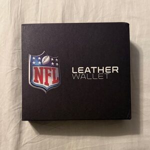 Jack Mason Brand NFL Leather Wallet Box - Black